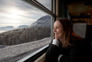 sweden kiruna to narvik train passing lapporten rth