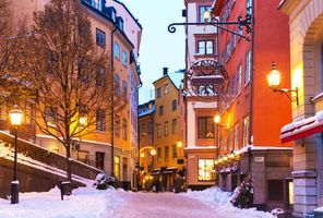 sweden stockholm street gamla stan istk