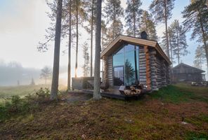 swedish lapland arctic retreat cabin in wilderness location gr