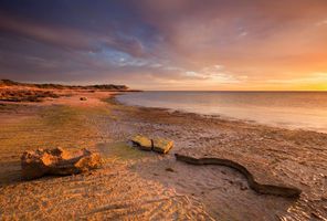 western australia cape range sunset istk