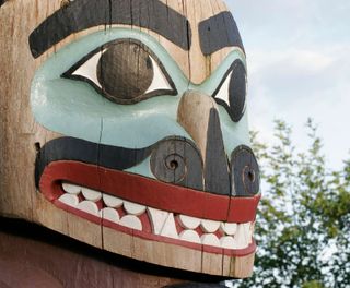 Alaskan totem pole