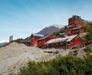 Abandoned copper mine at Kennicott