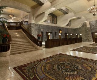 alberta fairmont banff springs lobby