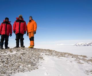 antarctica interior viewpoint near unon glacier ani