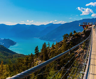 Howe Sound from the Sky Pilot Suspension Bridge