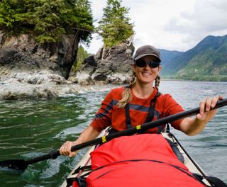 canada kayaking off vancouver island istk