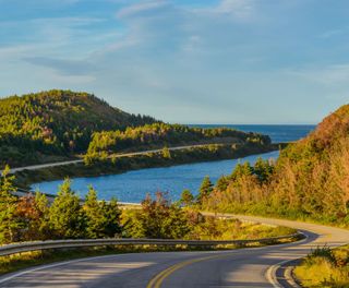 canada nova scotia cabot trail winding road istk