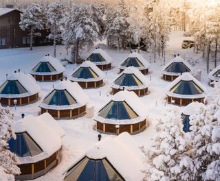 finland inari wilderness hotel aurora cabins