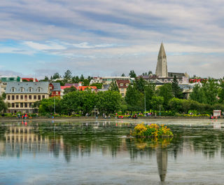 iceland capital region reykjavik skyline summer rth