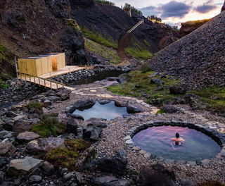 iceland husafell canyon baths