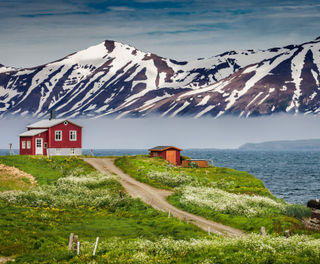 iceland north east eyjafjordur foggy rth