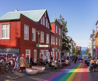 iceland reykjavik pride street summer istk