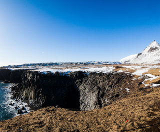 iceland snaefellsnes arnarstapi coast winter istk 1