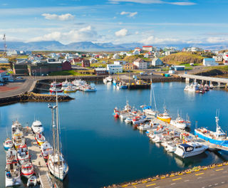 iceland snaefellsnes stykkisholmur harbour istk