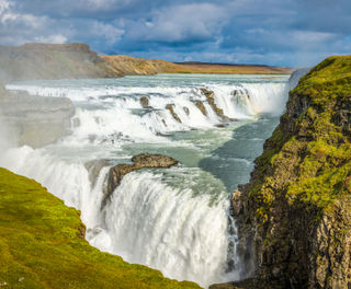 iceland south west gullfoss summer view istk