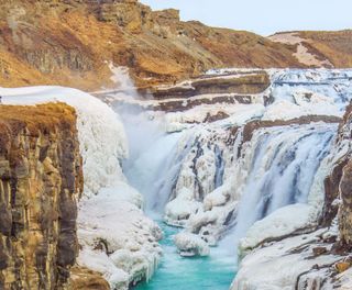 iceland south west gullfoss winter photographer istk