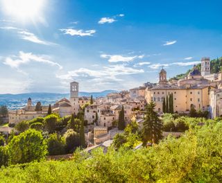 italy historic town of assisi umbria istk