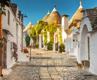 italy trulli buildings in alberobello apulia region astk