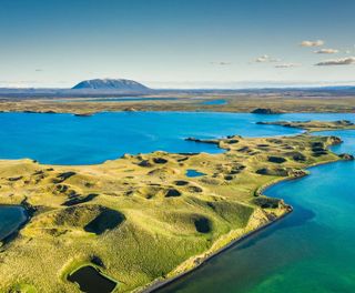 north iceland lake myvatn pseudocraters istk