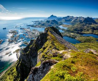 northern norway lofoten view of svolvaer istk