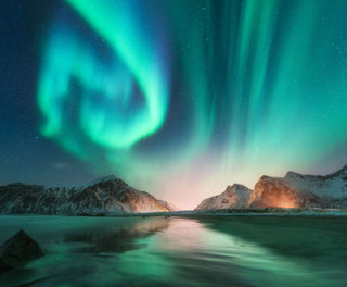 norway lofoten northern lights istk