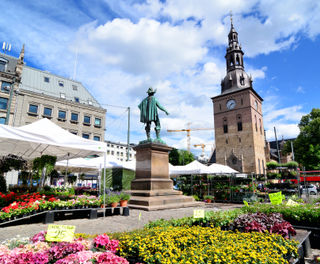 norway oslo flower market istk