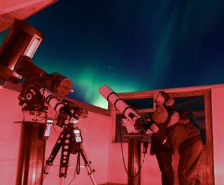 ranga stargazing at observatory