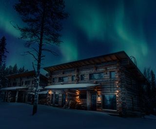rukan salonki veskaranta sky view villa exterior aurora