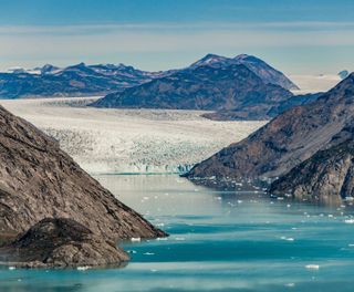 south greenland glacier near narsarsuaq istk