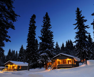 sweden lapland cabin exteriors brandon lodge