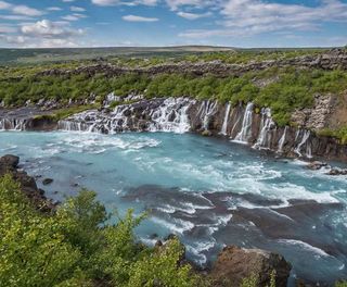 west iceland hraunfossar rth