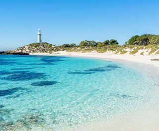 western australia pinky beach rottnest island astk