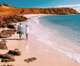 western australia shark bay couple twa