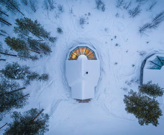Stay in an Aurora Cabin at the Aurora village in Finnish Lapland