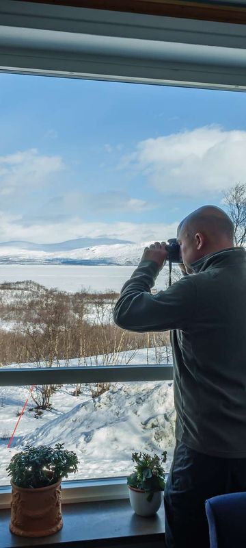 abisko mountain station view rth