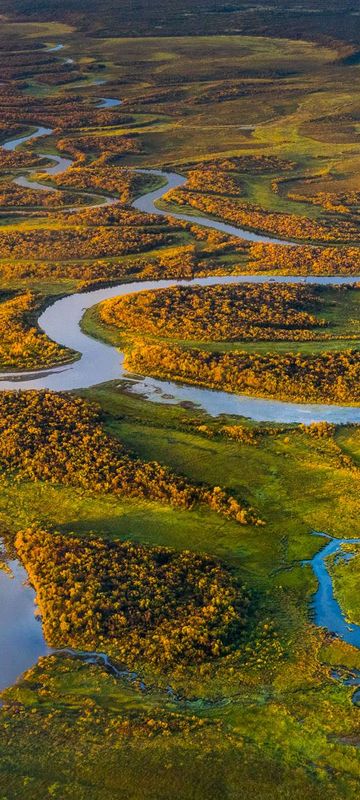 alaska denali national park winding river istk