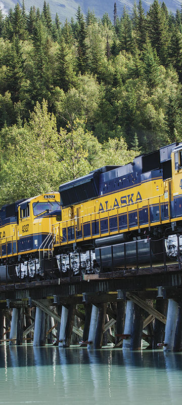 alaska railroad coastal classic train