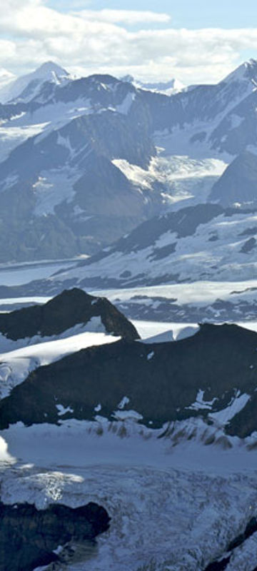 alaska south prince william sound mountains atia