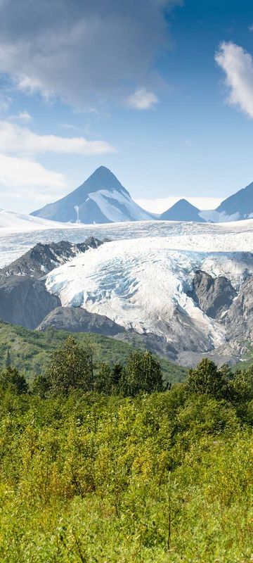 Worthington Glacier from Richardson Highway