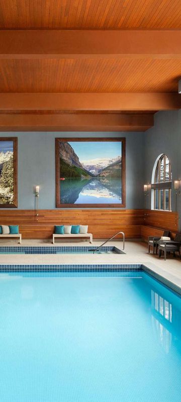 alberta fairmont chateau lake louise pool