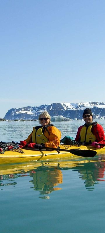 arctic kayaking adventure option ae