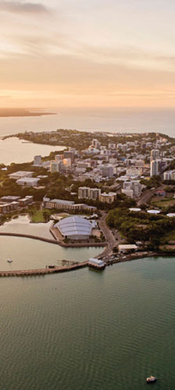 australia northern territory darwin harbour sunset tnt