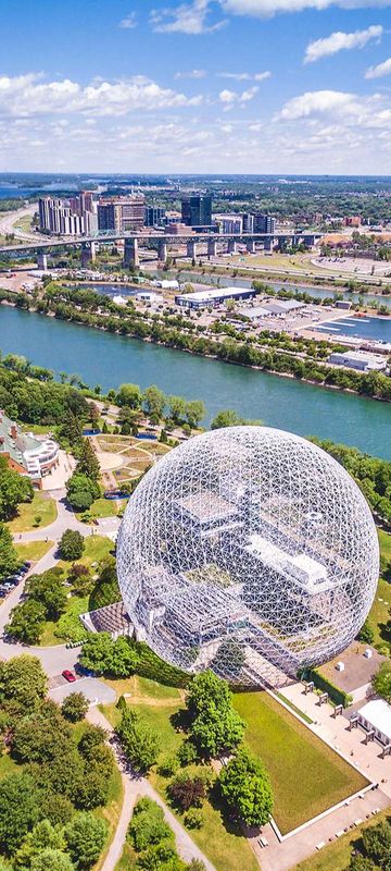 canada aerial view of montreal city istk