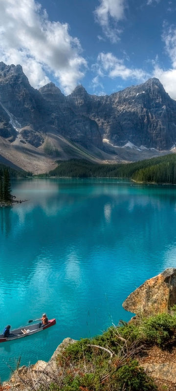 canada alberta banff moraine lake istk