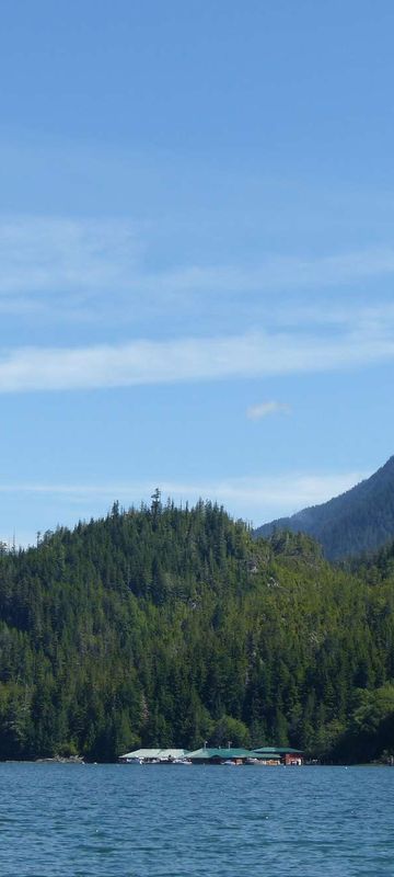 canada british columbia knight inlet scenic view ll