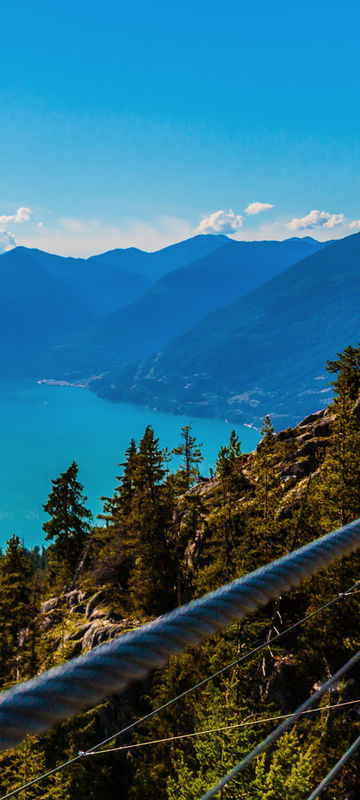 Howe Sound from the Sky Pilot Suspension Bridge