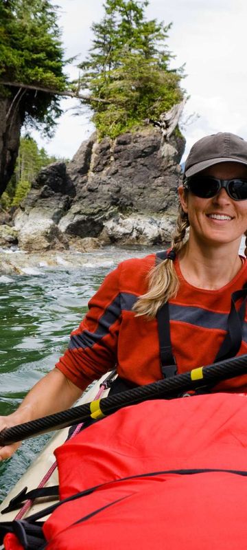 canada kayaking off vancouver island istk