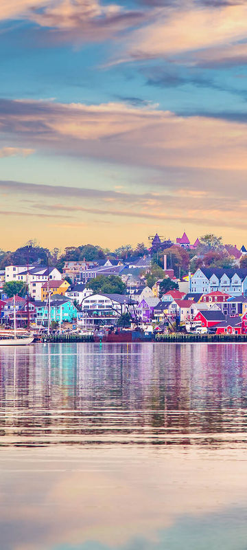 canada lunenburg shoreline nova scotia ac