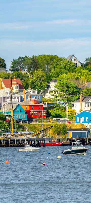 canada lunenburg waterfront unesco heritage site nova scotia tb