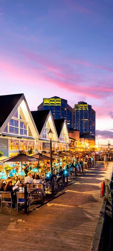 canada nova scotia dining on halifax waterfront tb